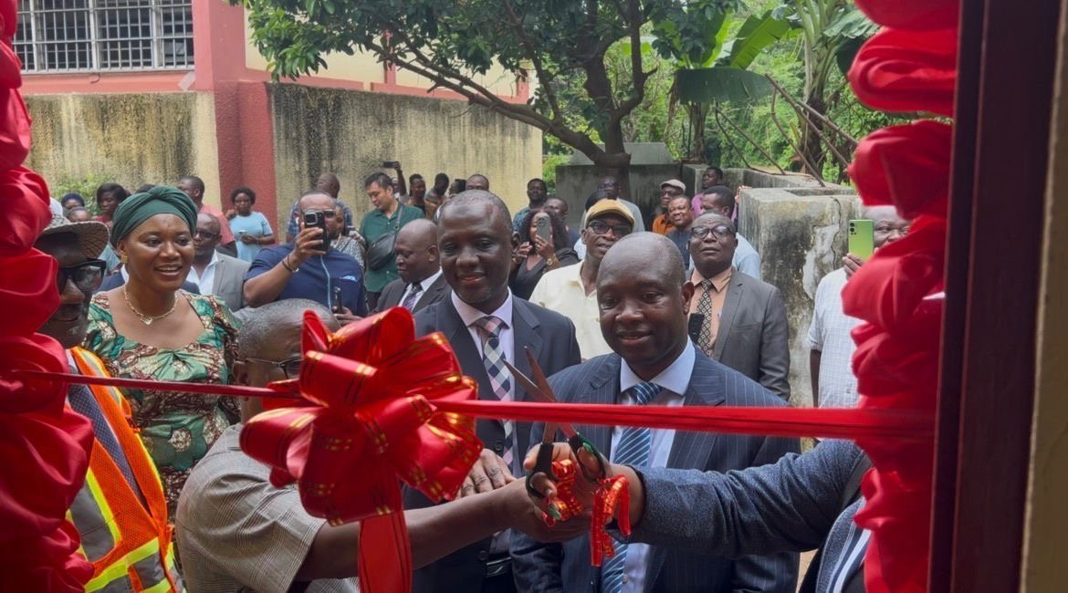 Ghana Library Authority WASH facility commissioning at George Padmore Research Library in Accra