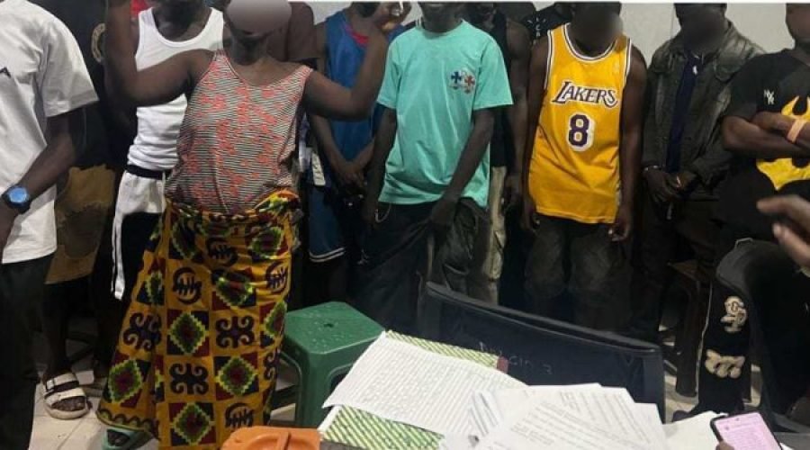 Kasoa Police Arrest 33, Seize Drugs and 45 Motorbikes