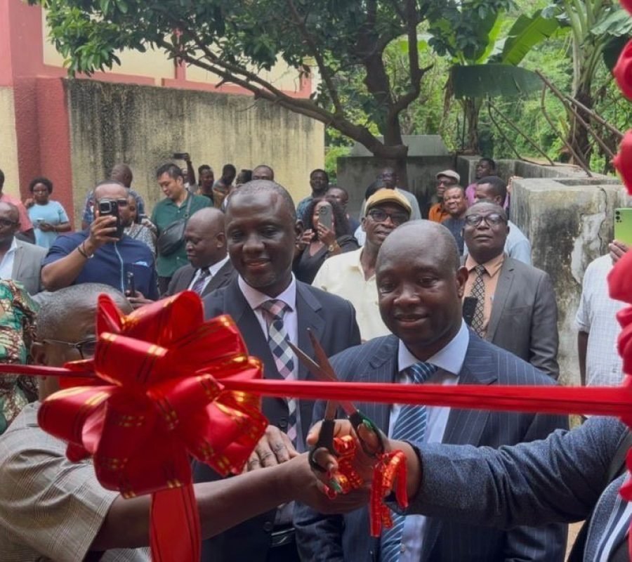 Ghana Library Authority WASH facility commissioning at George Padmore Research Library in Accra