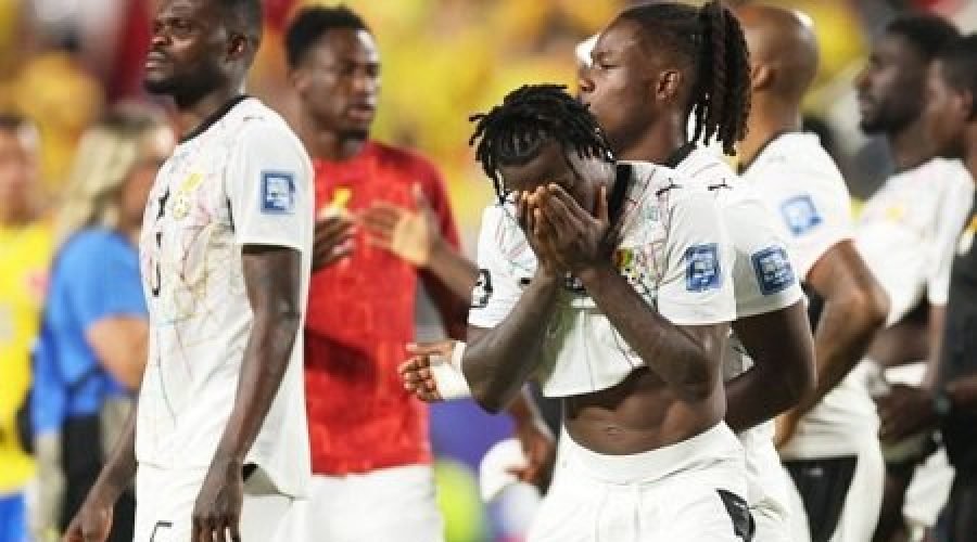 Dejected-Black-Stars-players-after-the-game-against-Colombia