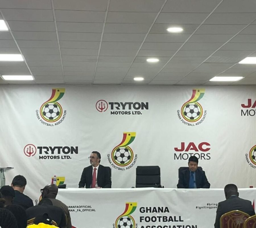 JAC Motors GFA partnership signing ceremony with Tryton Motors and GFA representatives at GFA Secretariat