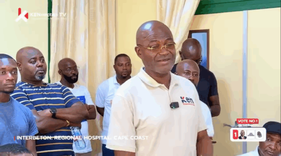 Kennedy Agyapong Starts Central Tour with Health Donations