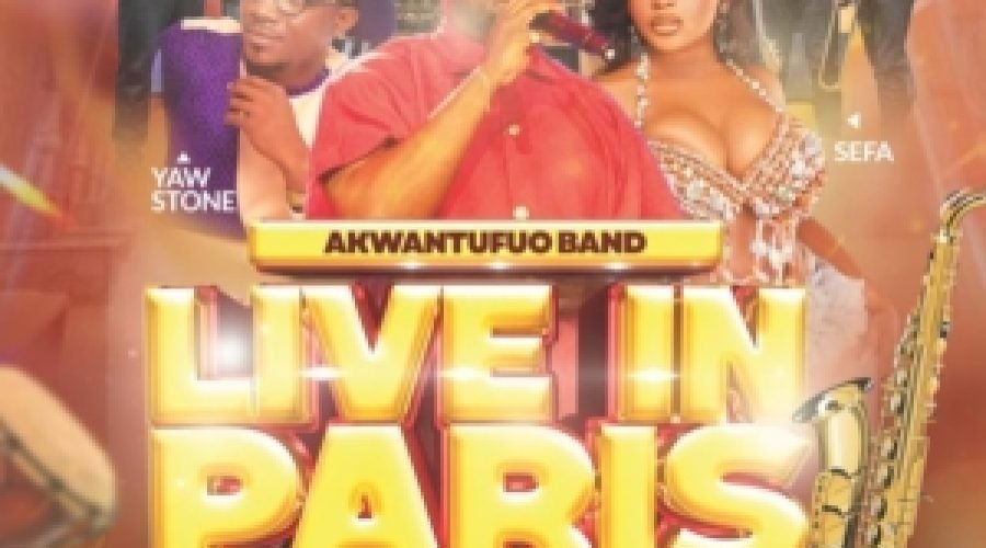Akwantufuo Band Leads Paris Concert with Sefa and Yaw Stone
