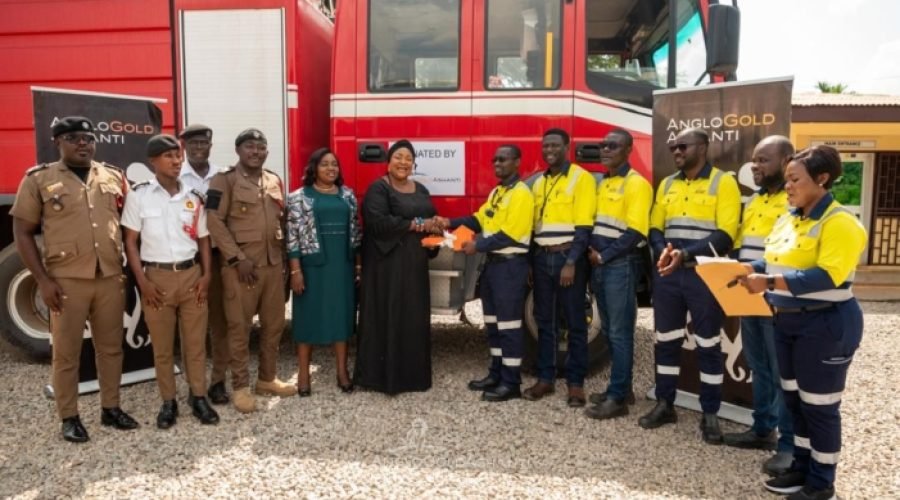 AngloGold Ashanti Donates Fire Truck to Obuasi Municipality