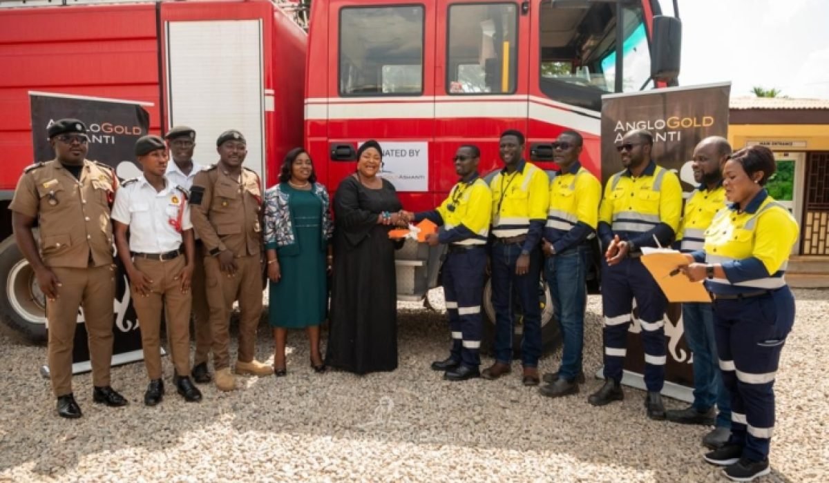 AngloGold Ashanti Donates Fire Truck to Obuasi Municipality