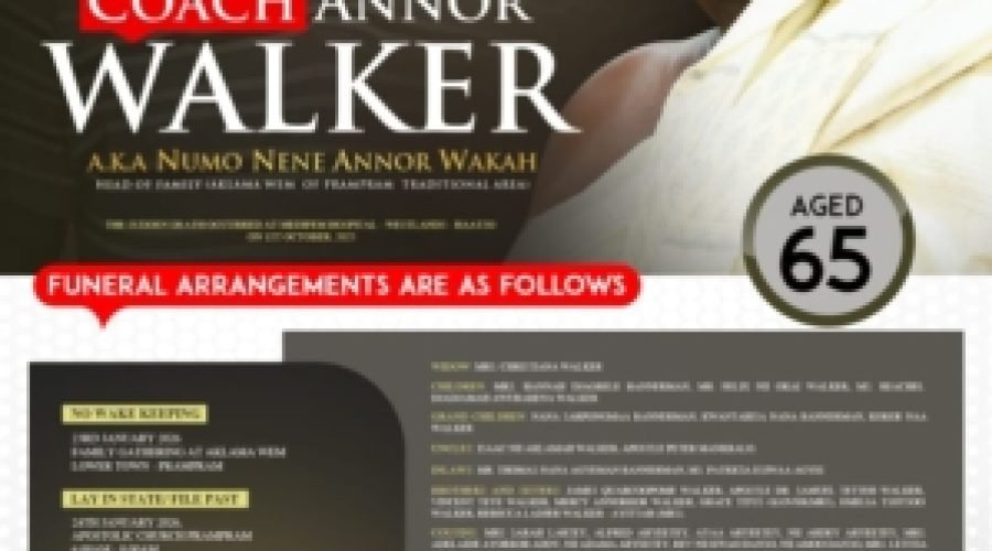 Annor Walker Laid to Rest in January