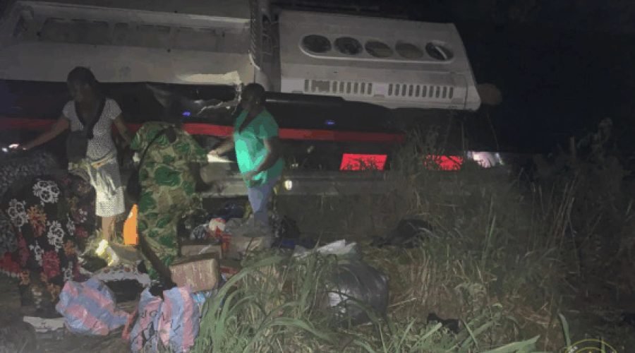 Bus Crash on Accra-Kumasi Highway Injures 34