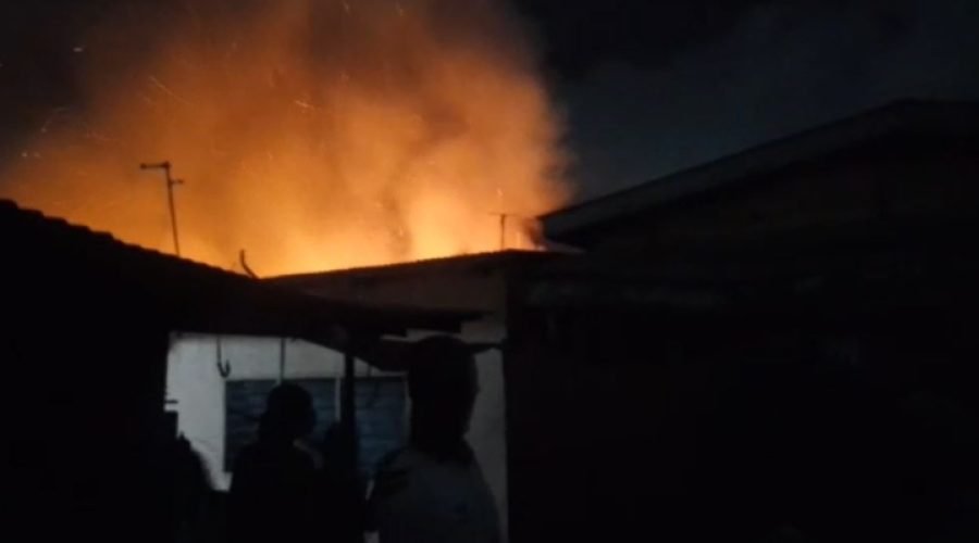 Firefighters Save Homes from Huge La Olympio Blaze