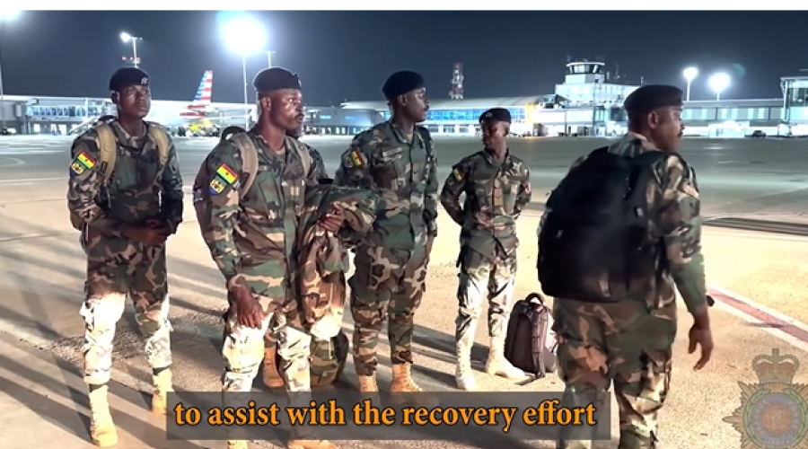 Ghanaian Soldiers Arrive in Jamaica to Aid Hurricane Melissa Relief