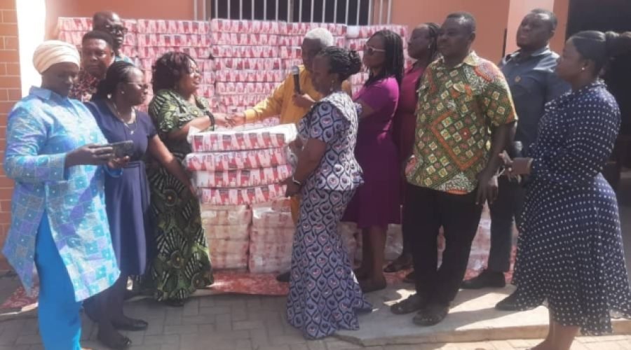 Government Distributes Sanitary Pads to Ledzokuku Schools