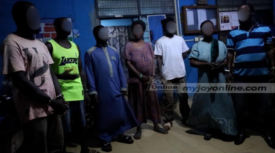Police Arrest 7 in Tamale Drug Raid