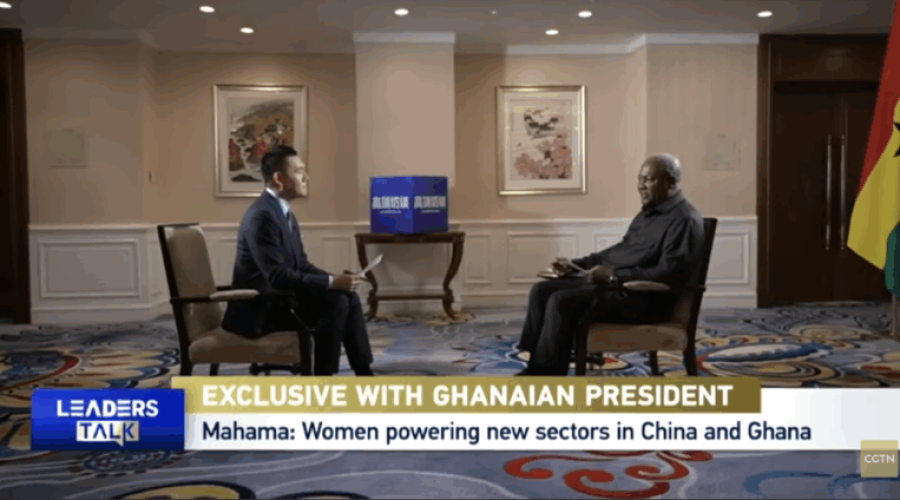 Mahama Highlights Ghanaian Women’s Gains, Cites China Model