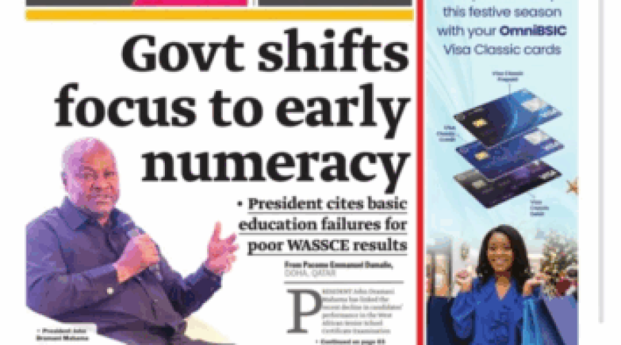 Newspaper Front Pages for Monday Dec 8 2025