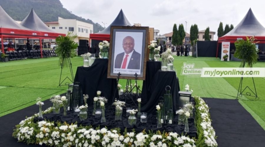 Dr Omane Boamah Laid to Rest in Koforidua