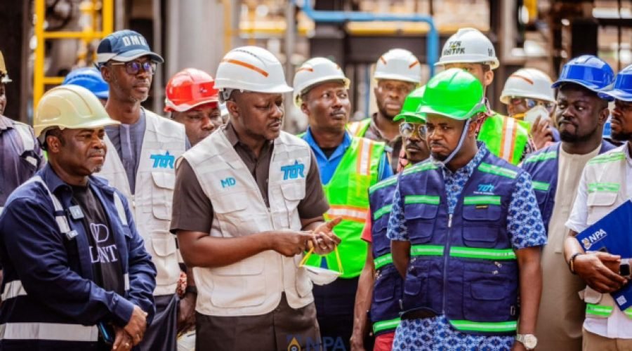 NPA CEO Inspects Tema Oil Refinery with Management Team