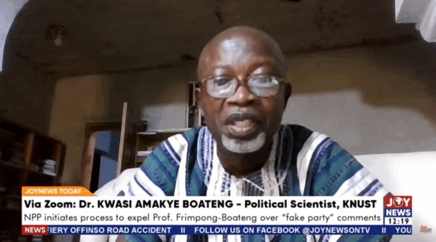 Expert Rejects Frimpong-Boateng's NPP 'Fake Party' Claim