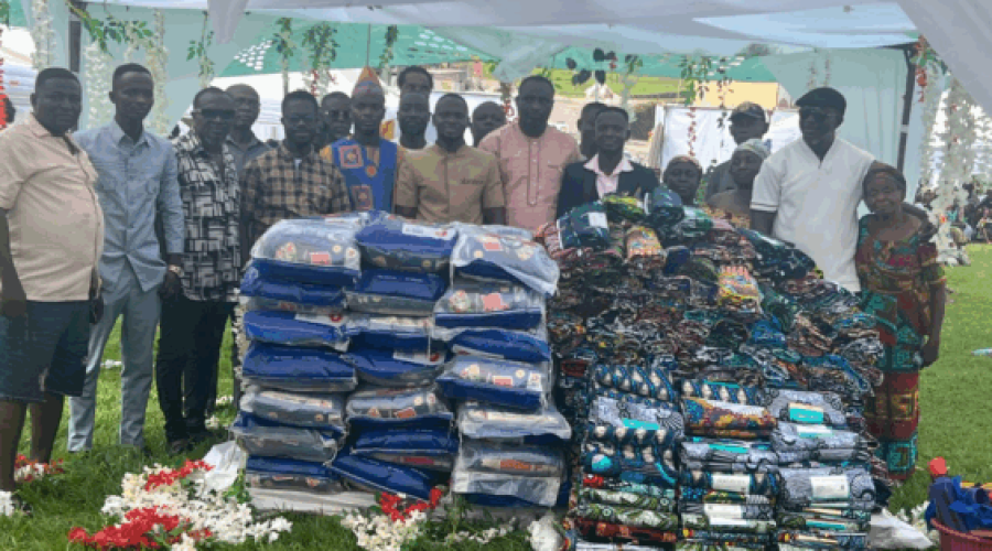 Obuasi Bitters CEO Donates to Over 1,000 Widows and Vulnerable Groups