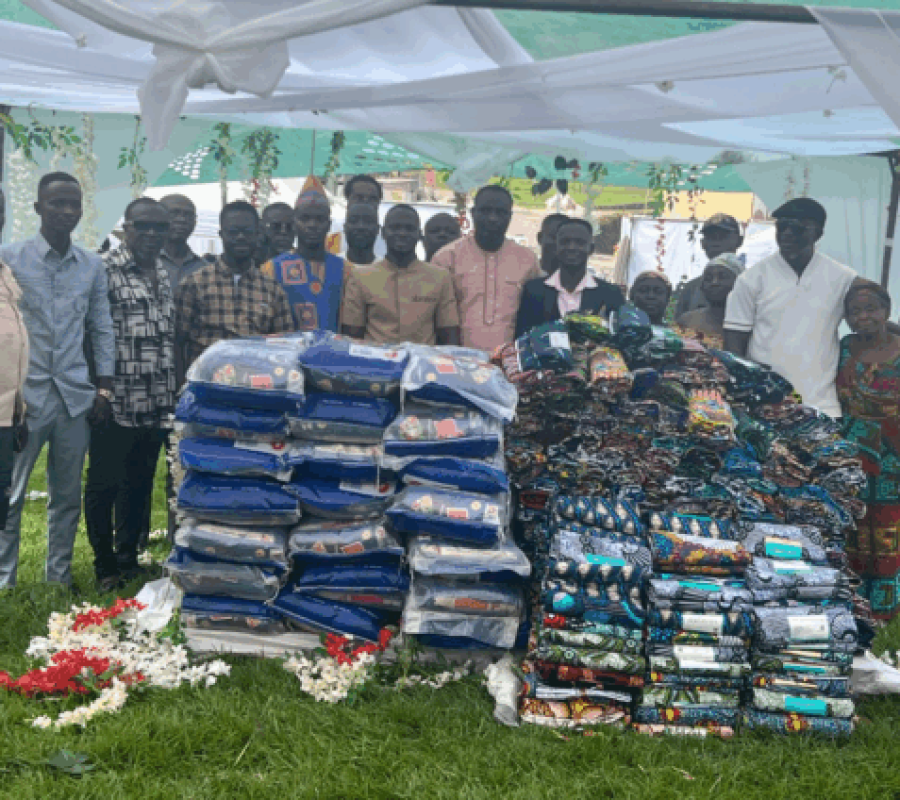 Obuasi Bitters CEO Donates to Over 1,000 Widows and Vulnerable Groups