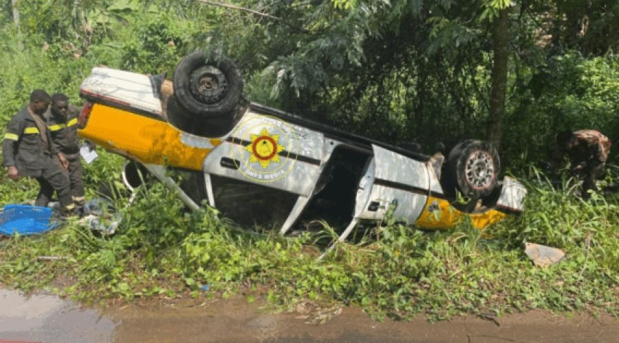 1 Dead, 3 Injured in Kibi-Suhum Road Crash