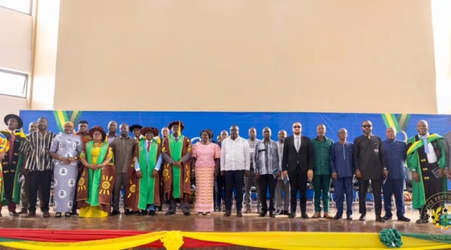Vice President Tasks UENR Graduates to Build Sustainable Ghana