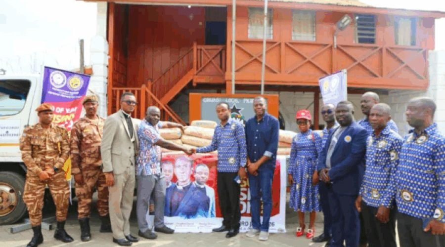 Pentecost Mine Workers Donate Cement to Prisons for Vocational Workshops