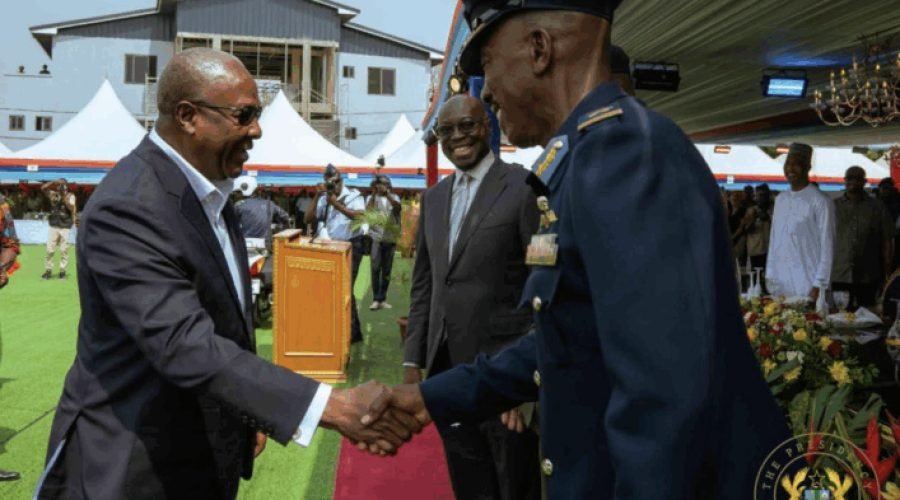 Mahama Praises Military's Fight Against Illegal Mining