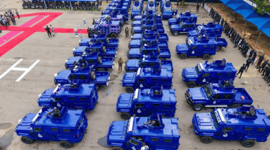 Mahama Gifts 40 Armoured Vehicles to Ghana Police Service