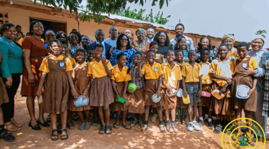 Minister and MPs Monitor School Feeding Programme