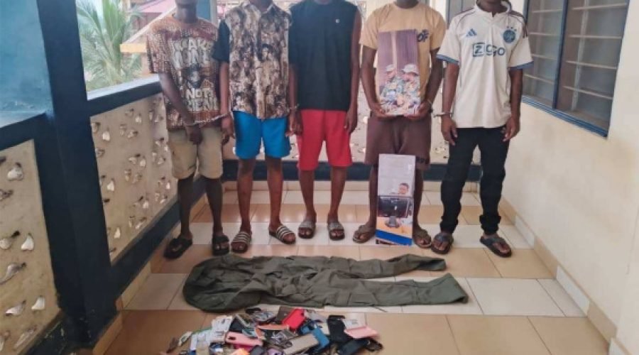 6 Arrested for Juaso Robbery and Gang Rape