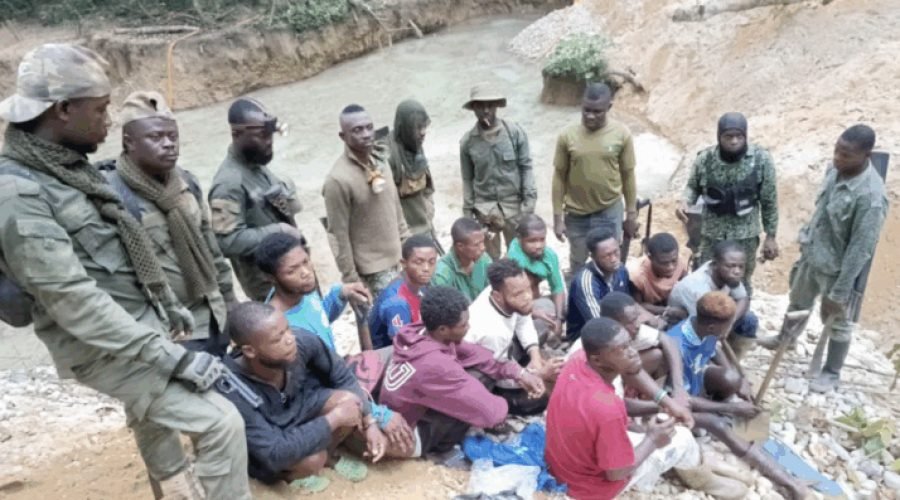 Enchi Court Remands 13 Suspected Illegal Miners